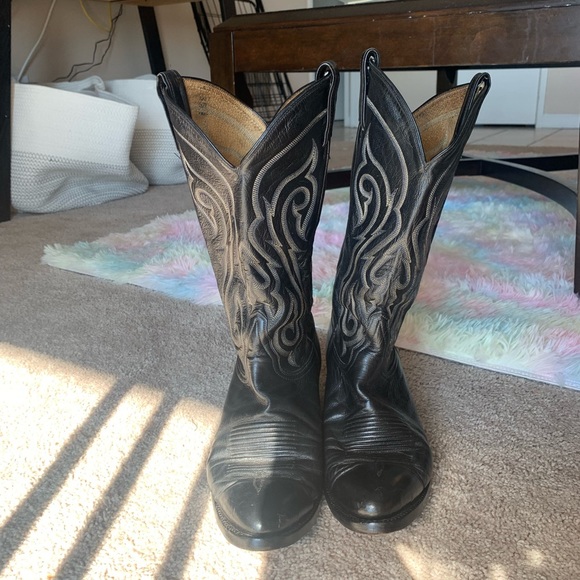 TONY LAMA WESTERN COWBOY BOOTS - Picture 3 of 8